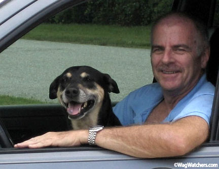 Mike and Stitch, Founder and Owners of Wag Watchers